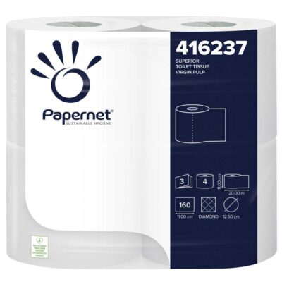 Luxury Papernet 3ply Sustainable Hygiene Toilet Rolls from Intertissue