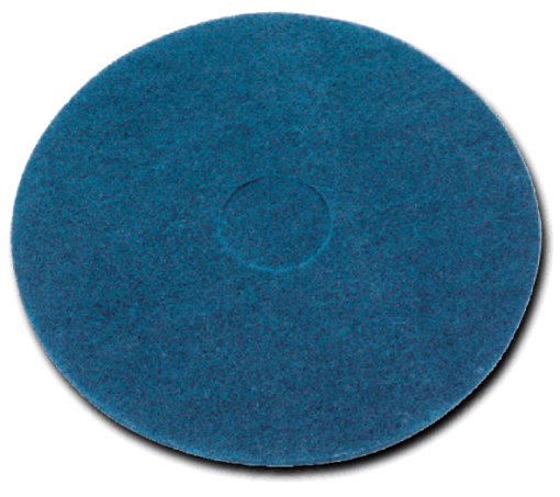 Floor Pads 17 inch - Blue - 5 Pack for Wet Scrubbing
