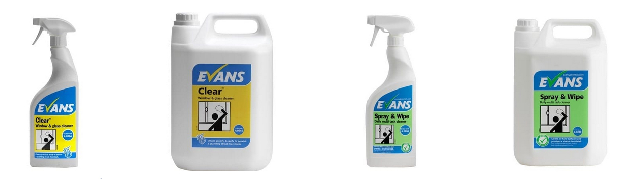 Check out our range of Window & Glass Cleaners from Evans Vanodine