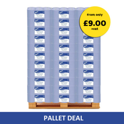 Cheap Blue Roll 500 sheet Centrefeed Pallet Offer