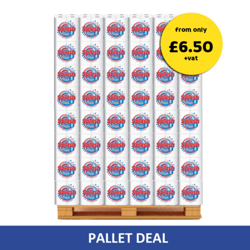 Bulk buy a pallet of splash kitchen rolls